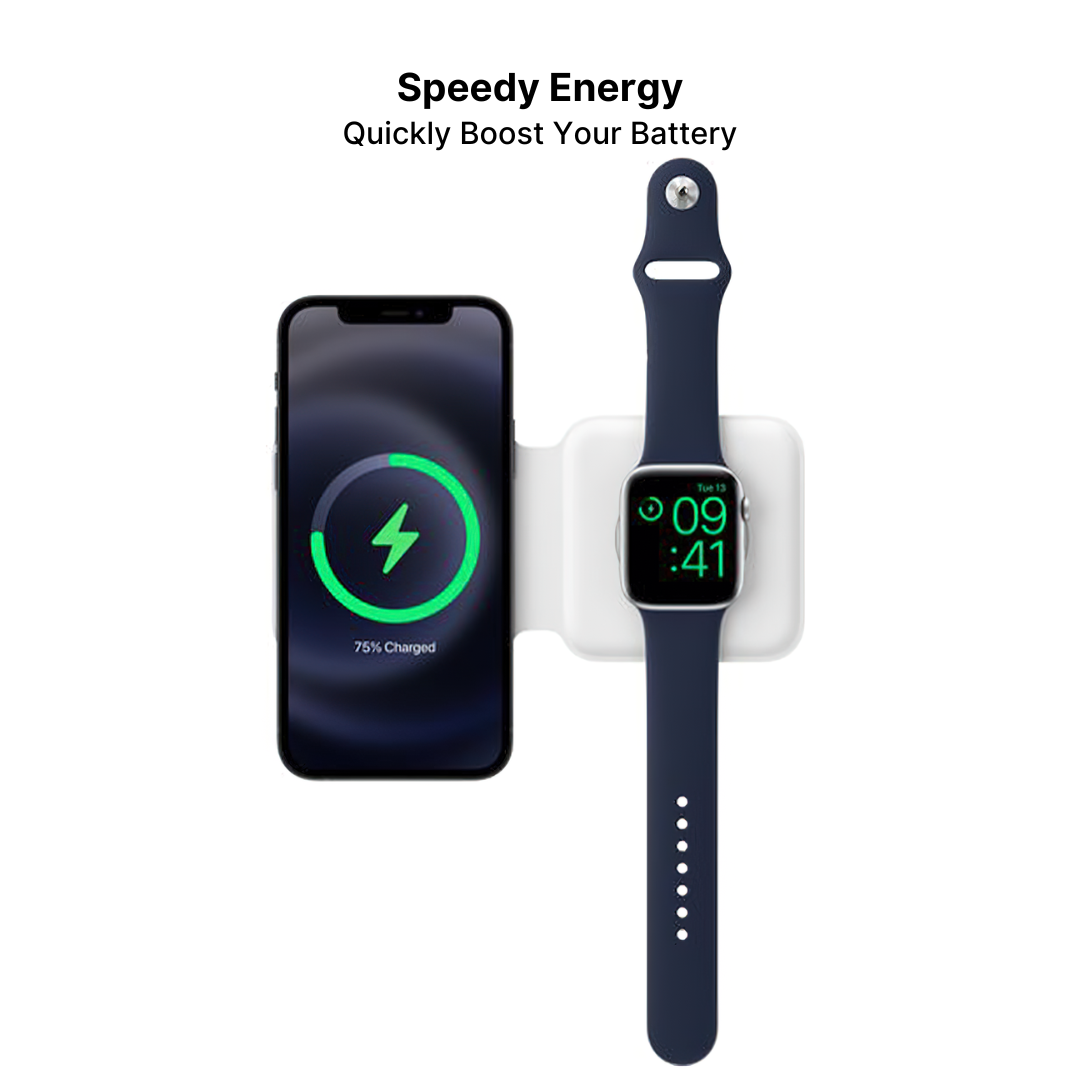 MagFold 2-in-1 Foldable Dual Wireless Charging Pad - Image 9