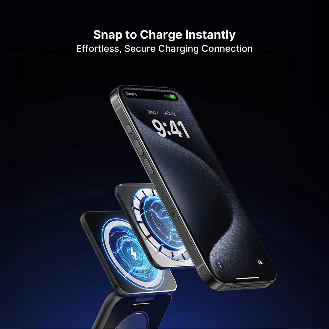Trio 3-in-1 Foldable Wireless Charging Station - Image 7