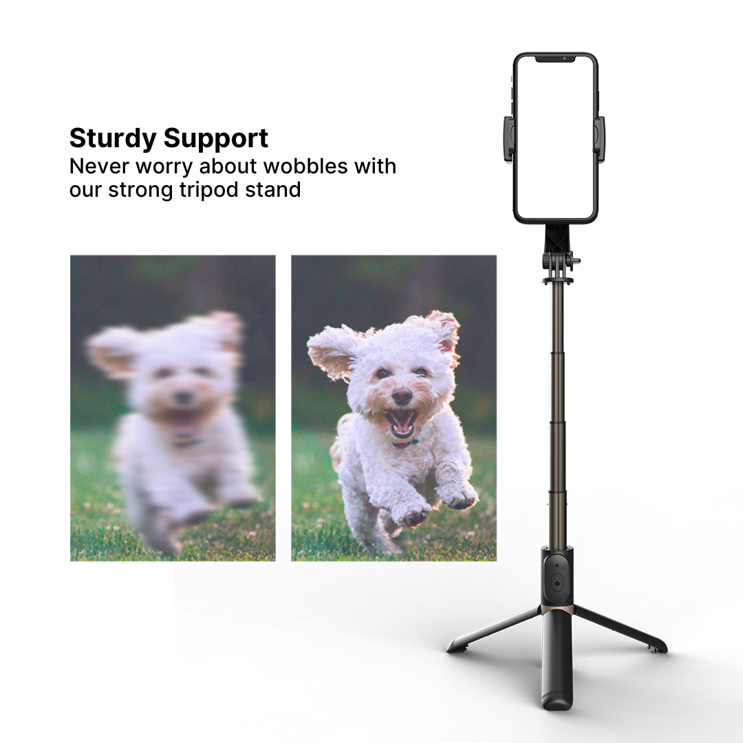 Wireless Bluetooth Selfie Stick Tripod for Creators - Image 9