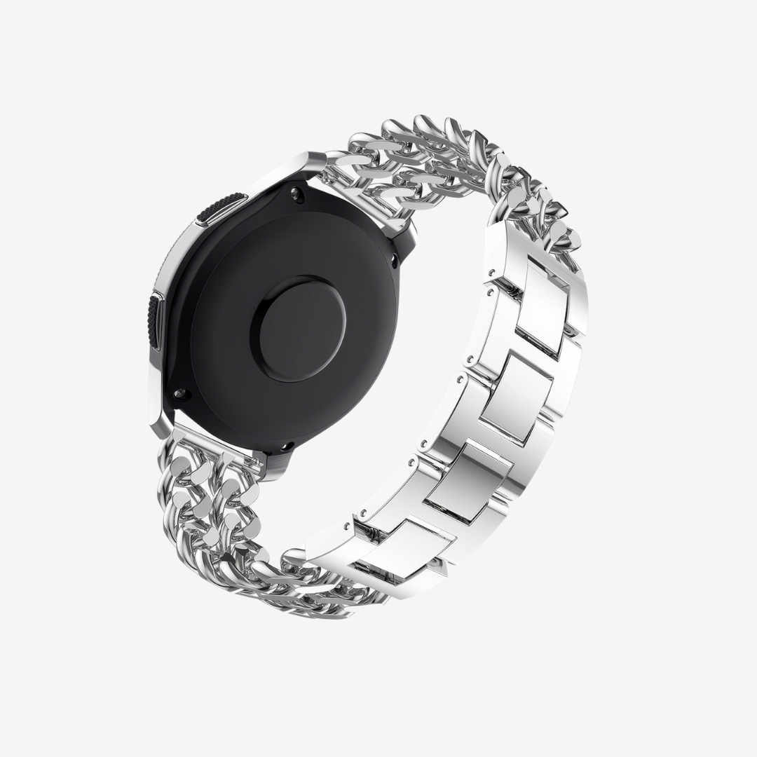Stainless Steel Chain Link Strap for Samsung Watch - Image 12