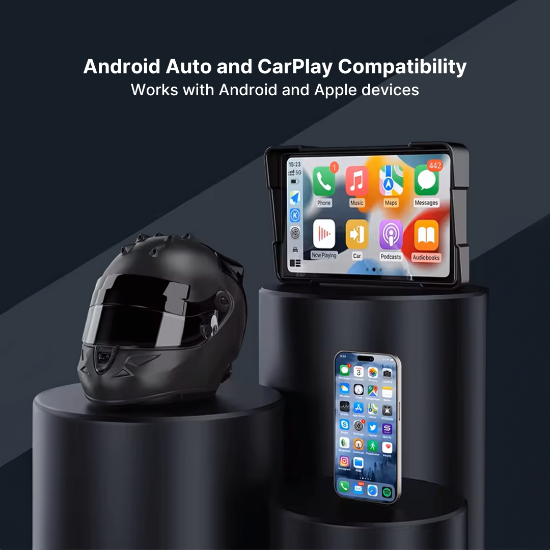 MotoRide Wireless CarPlay Dash Unit for Motorbikes - Image 9