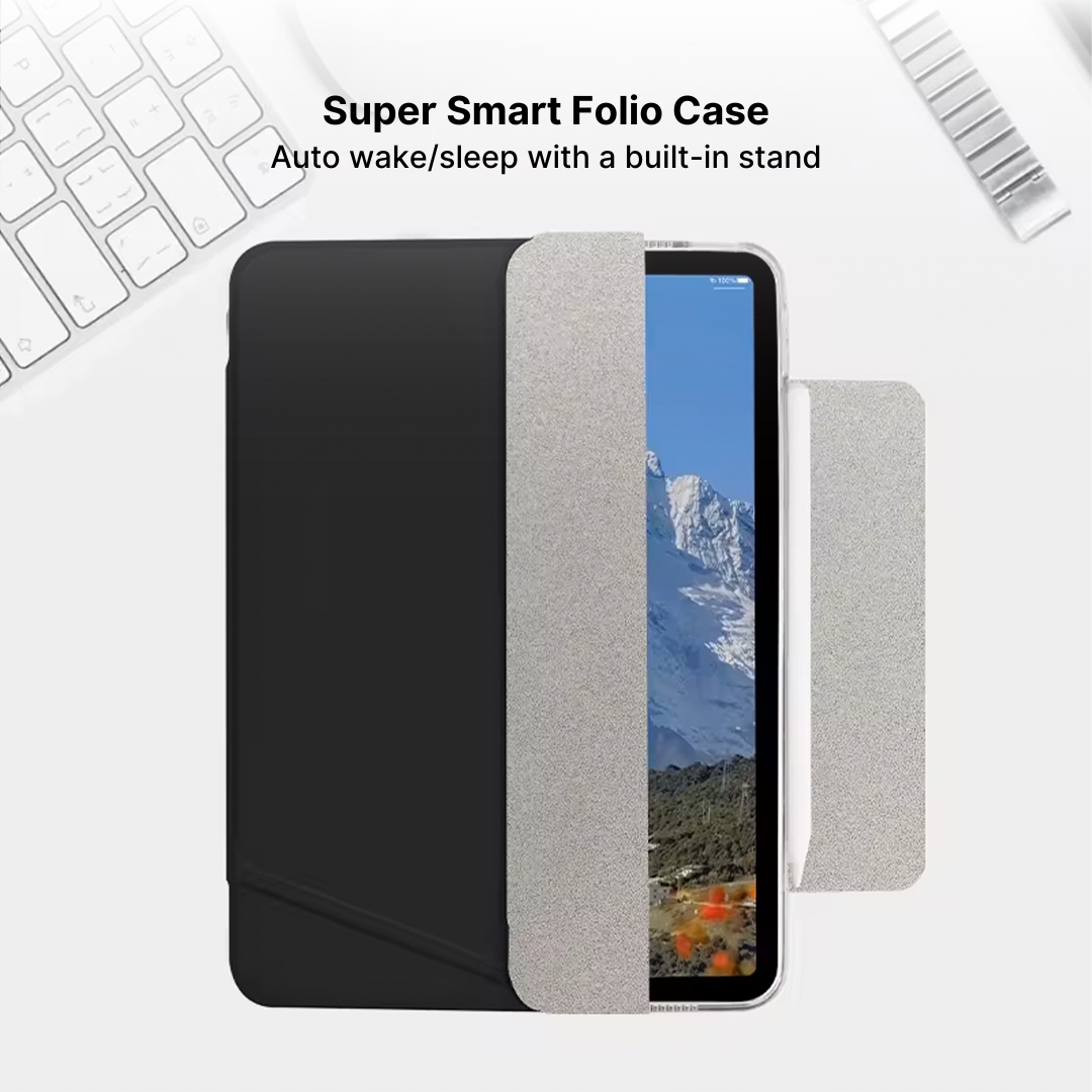 Touch Non-Slip iPad Case 3-Layer Magnetic Separable Design - Image 13