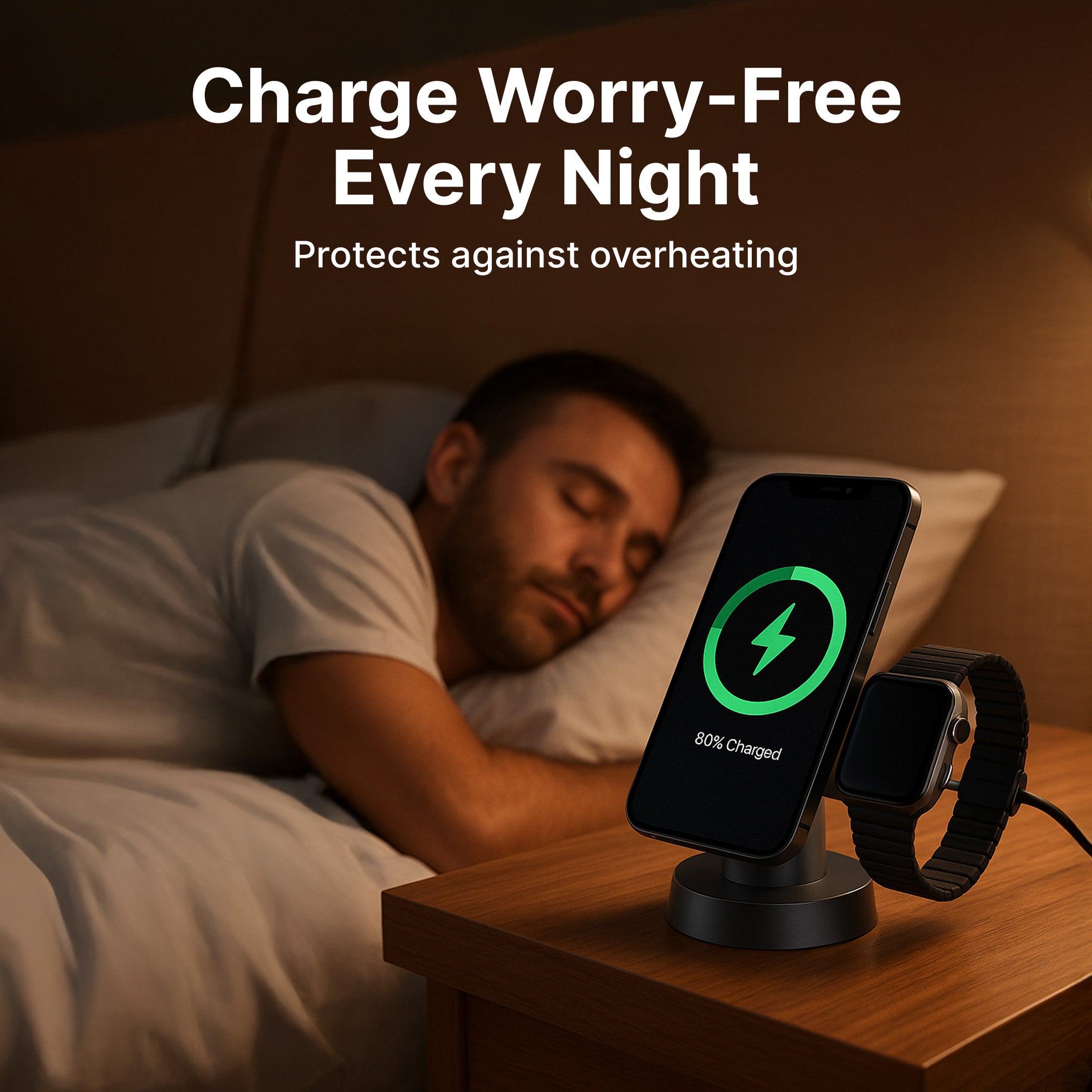 3 in 1 MagSafe Charging Station with LED Light - Image 9
