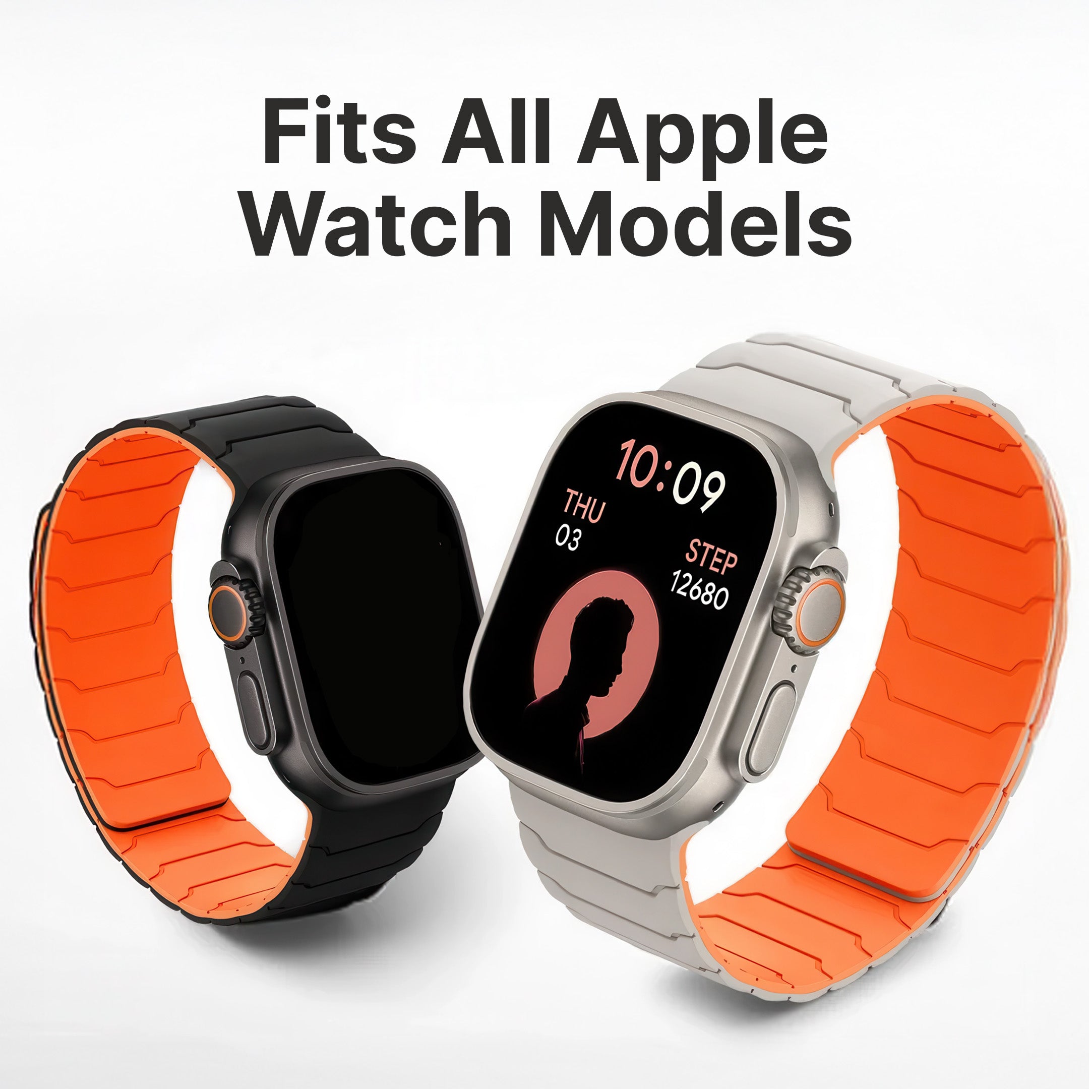 Magnetic Silicone Apple Watch Band - Image 9