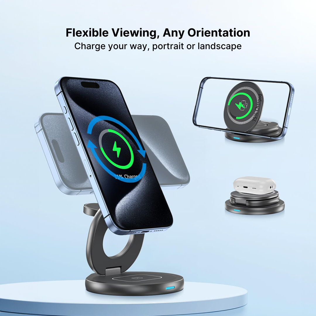 FlexCharge 3-in-1 Magnetic Wireless Charger - Image 10