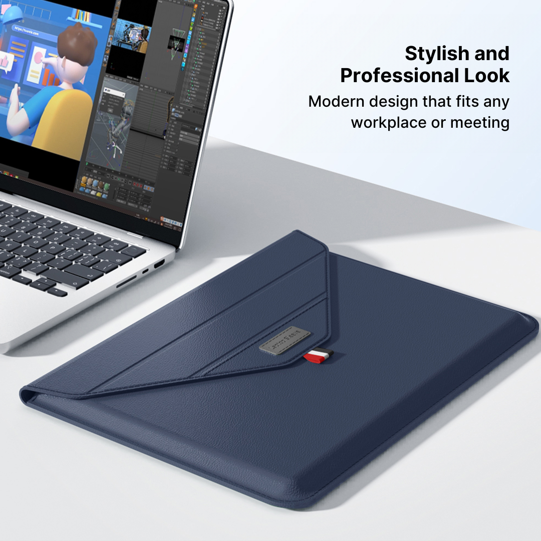 UltraSlim Laptop Sleeve with Triangle Support Stand - Image 14