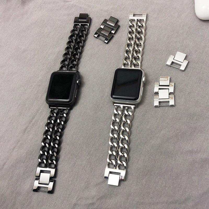 Duo Link Metal Apple Watch Band - Image 16