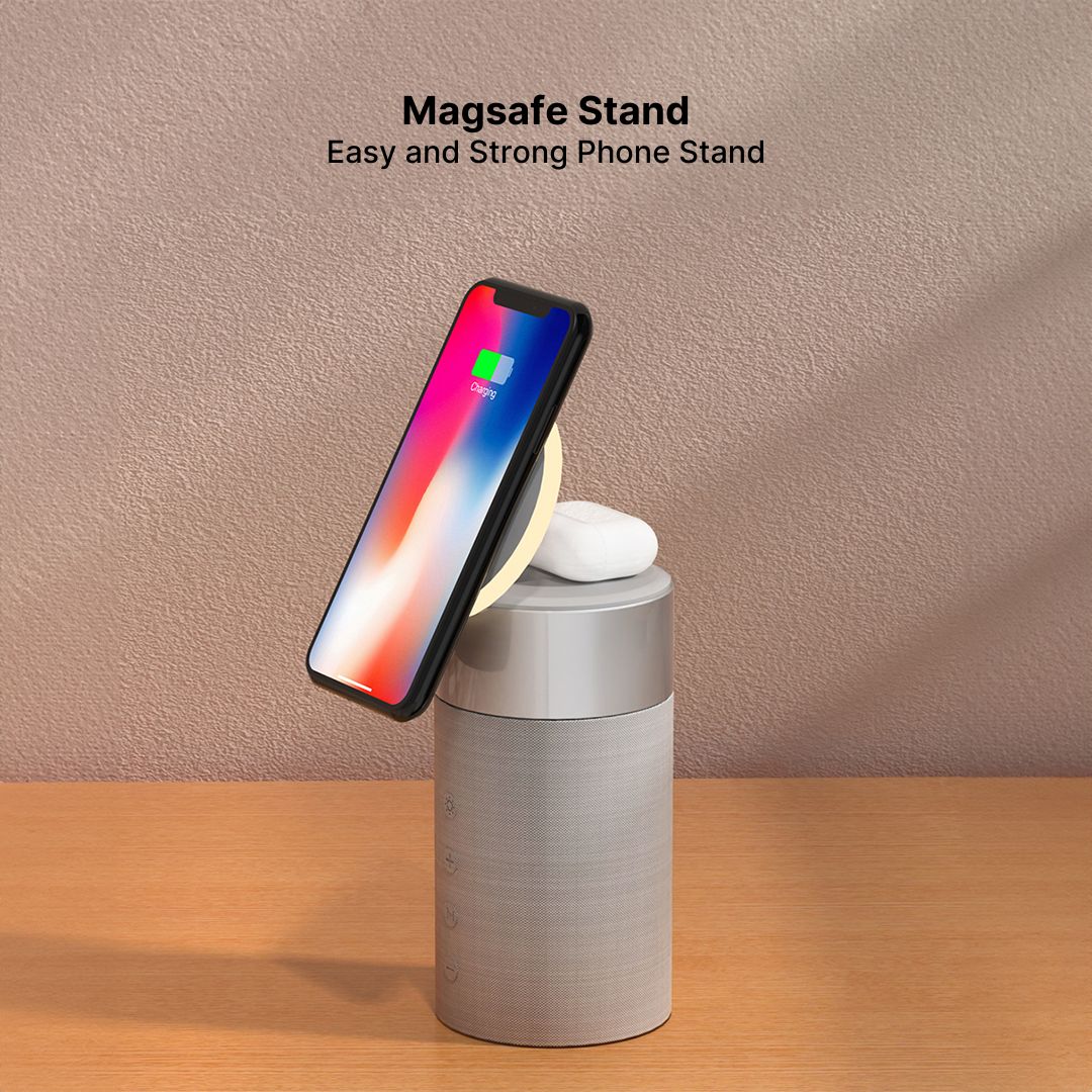 3-in-1 Wireless Charging Hub, Bluetooth Speaker & Night Light - Image 7