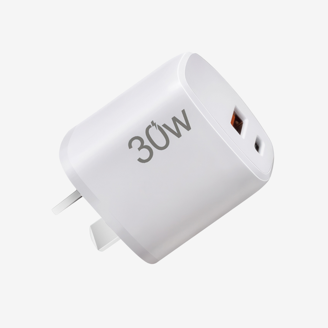 30W USB-C Dual-Plug Fast Charge Adapter - Image 2