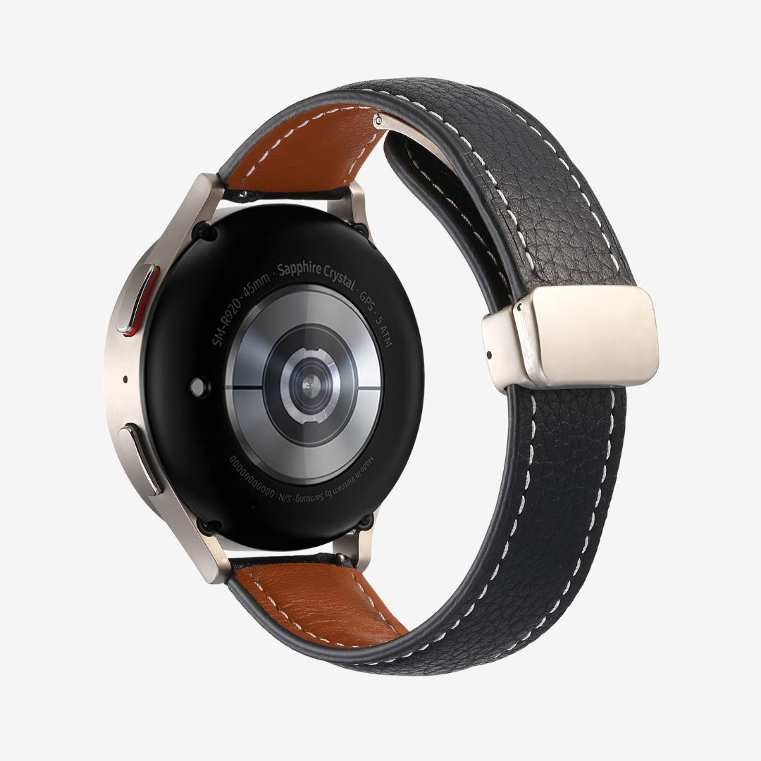 Classic Magnetic Leather Strap for Samsung Watch - Image 9
