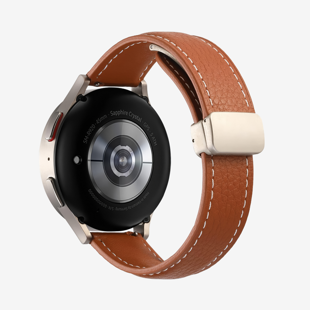 Classic Magnetic Leather Strap for Samsung Watch - Image 11