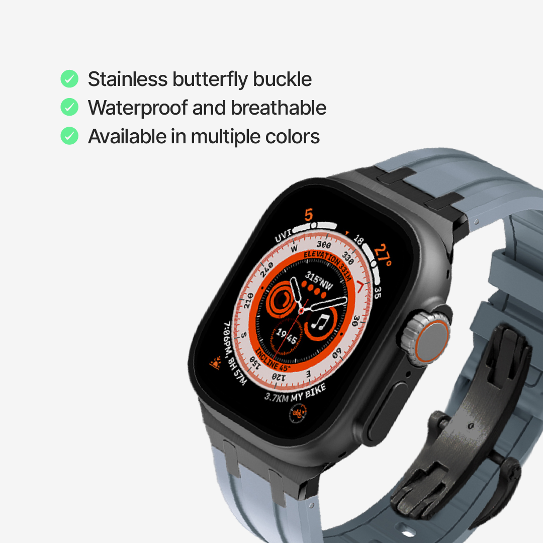 Butterfly Buckle Apple Watch Band - Image 17