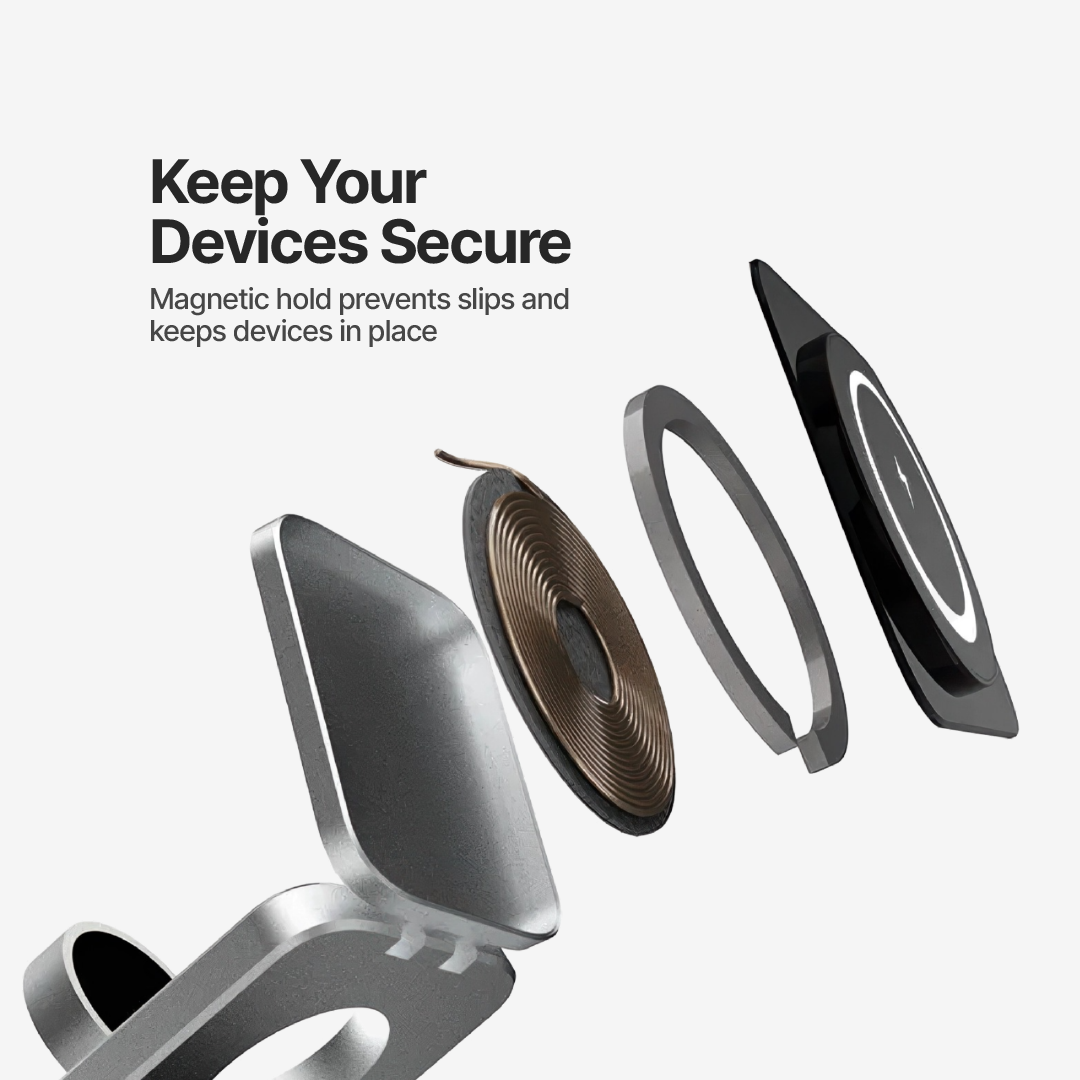ChargeDeck 3-in-1 Foldable Wireless Station - For Apple & Android - Image 7