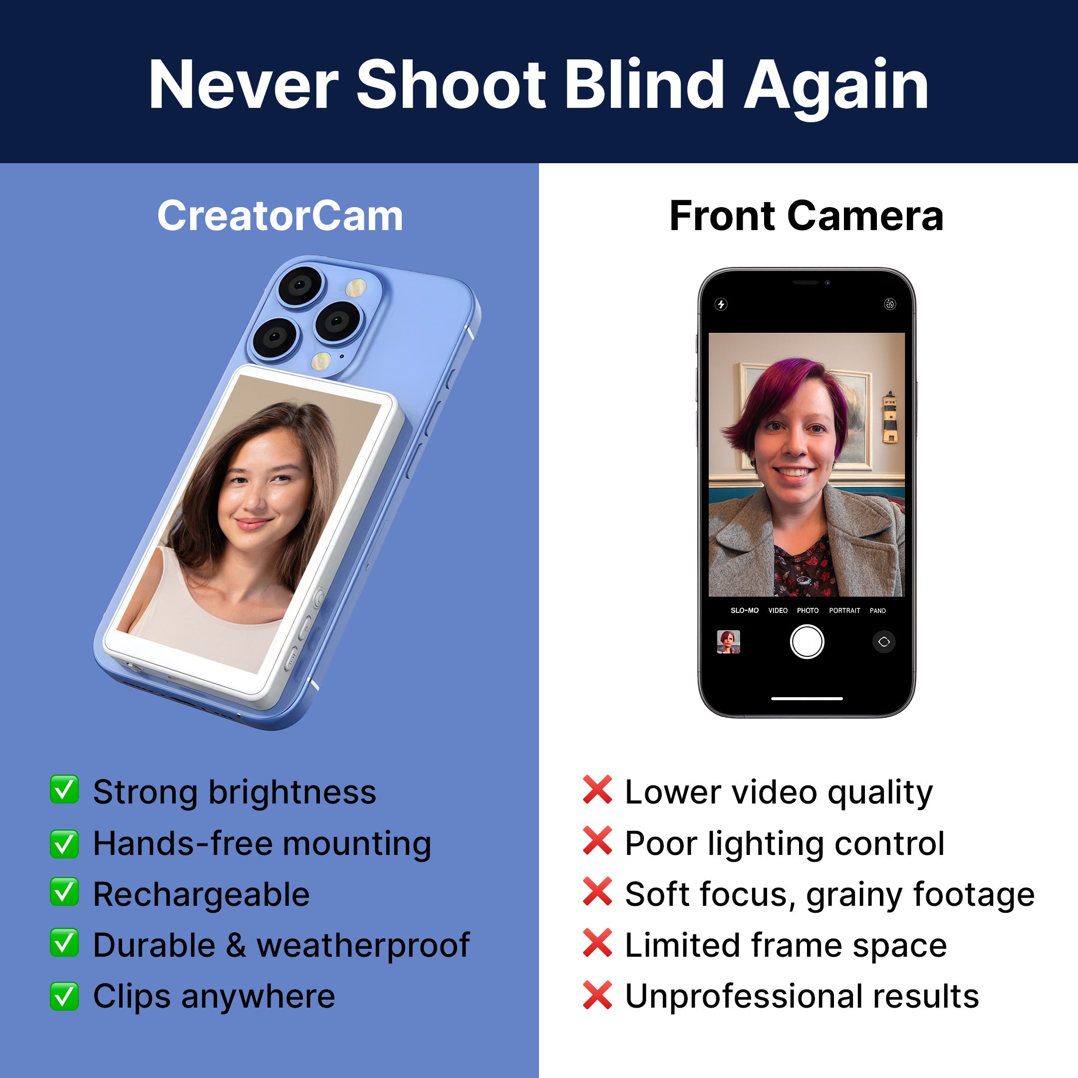 CreatorCam Wireless Magnetic Selfie Screen - Image 11