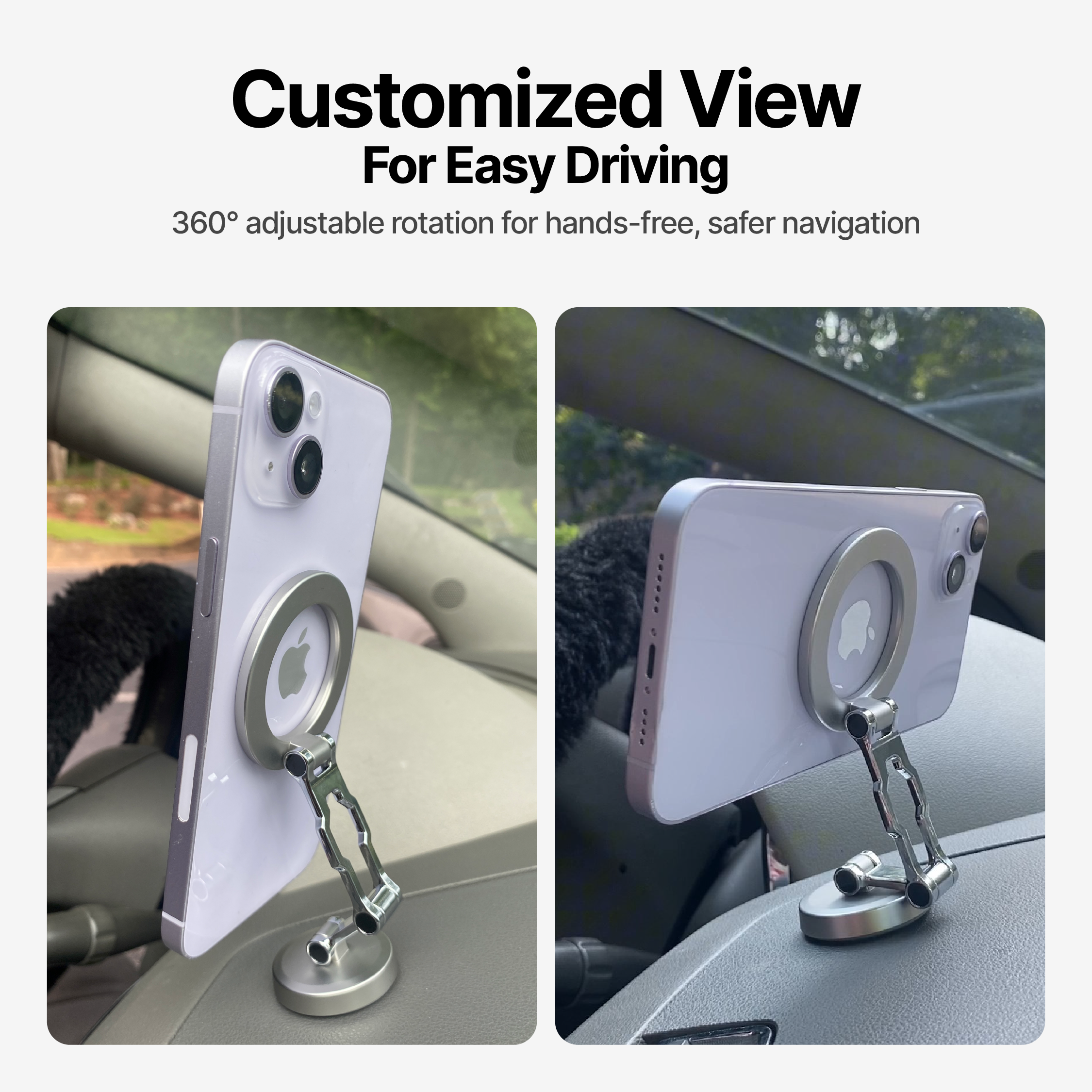 DashGrip Magnetic Car Phone Holder with Adjustable Stand - Image 4