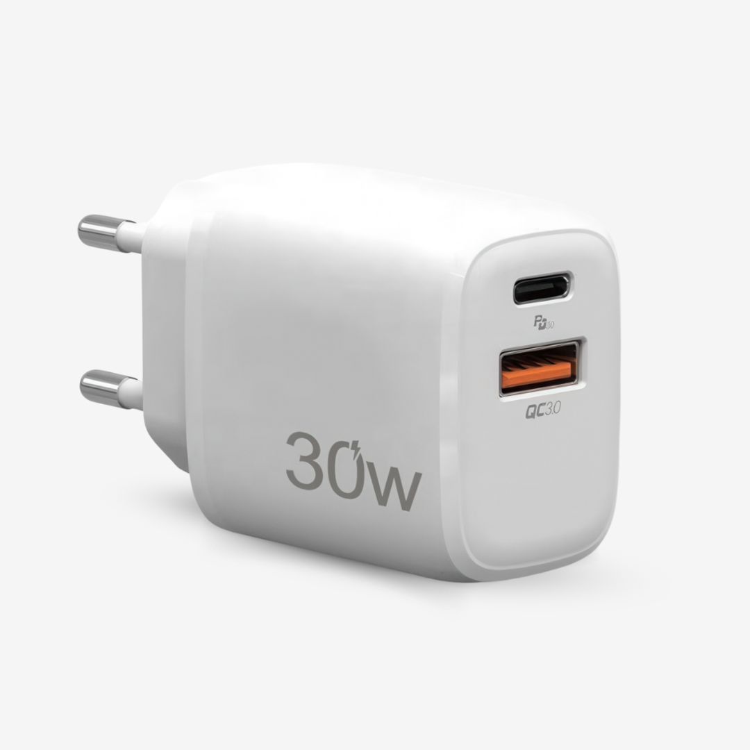 30W USB-C Dual-Plug Fast Charge Adapter - Image 3