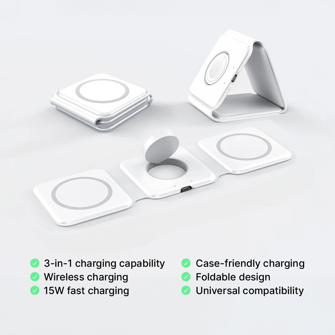 Foldable 3 in 1 Charging Station - Image 11