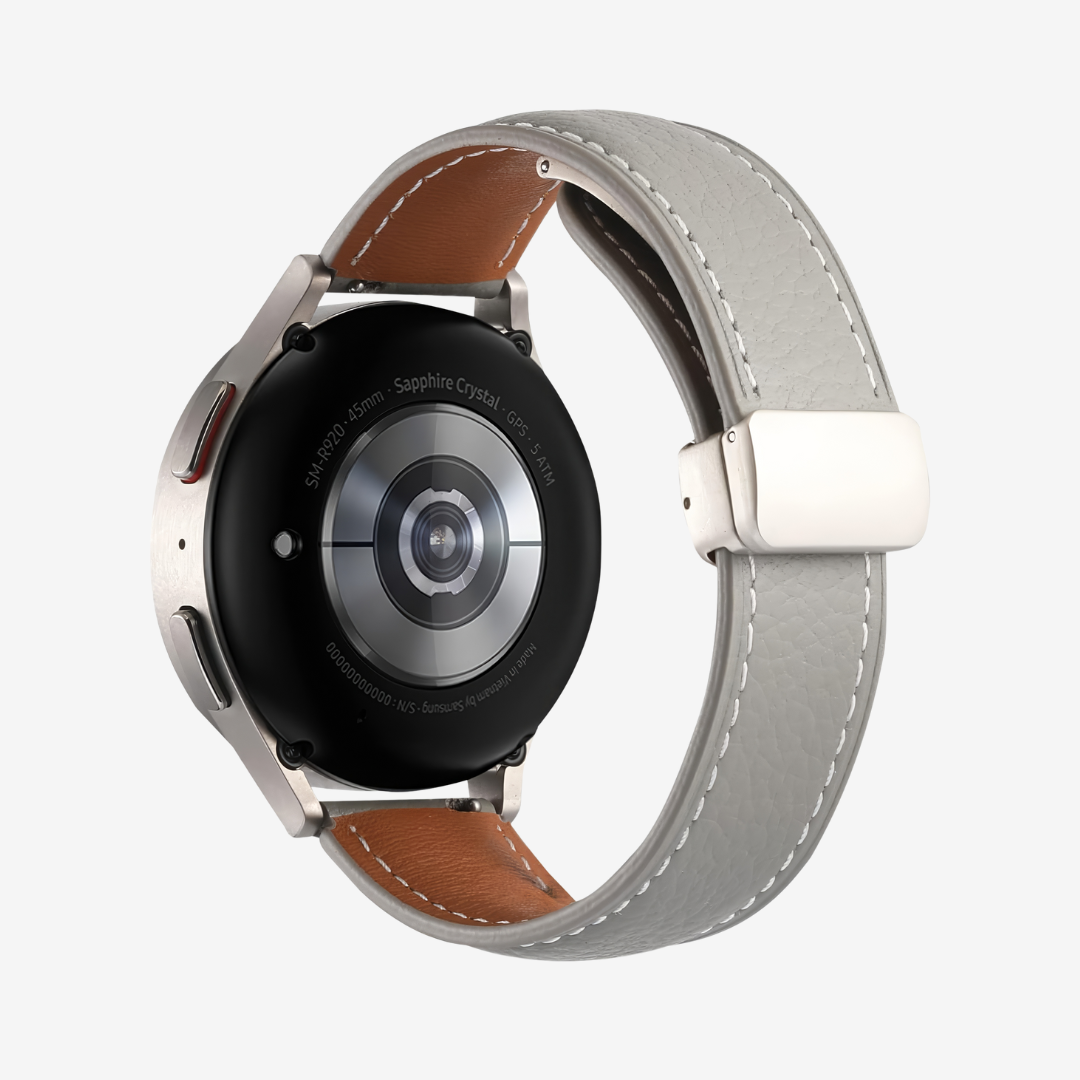 Classic Magnetic Leather Strap for Samsung Watch - Image 12