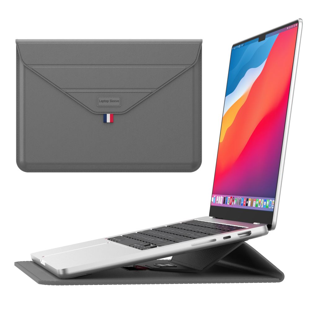 UltraSlim Laptop Sleeve with Triangle Support Stand - Image 3