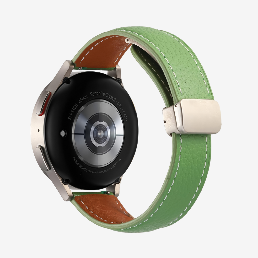 Classic Magnetic Leather Strap for Samsung Watch - Image 13