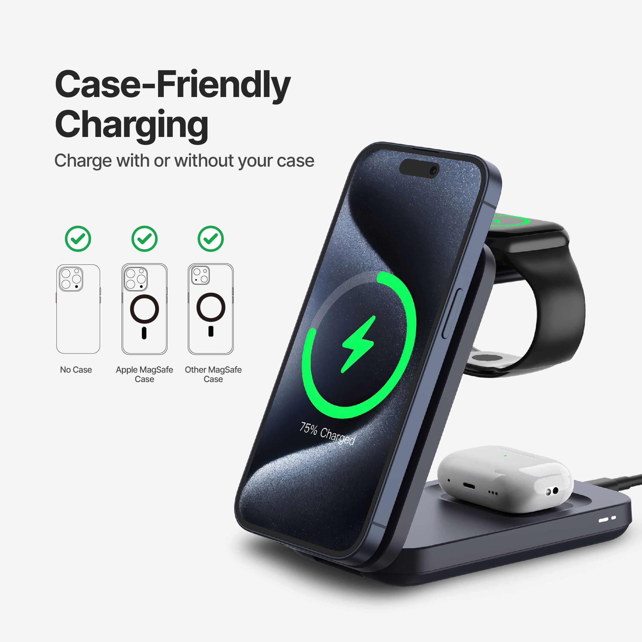 MagFlo 3 in 1 Wireless Charging Station Qi2 - Image 7
