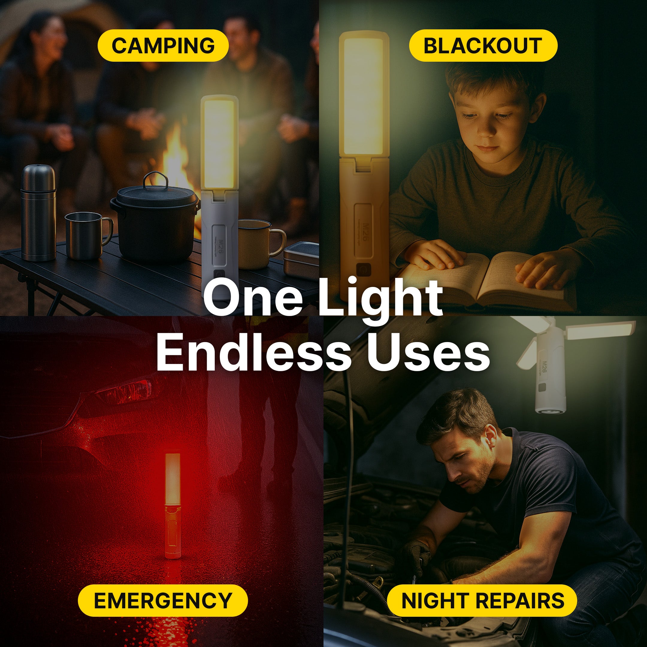 Outdoor Folding Camping Light with 8000 Lumens - Image 2