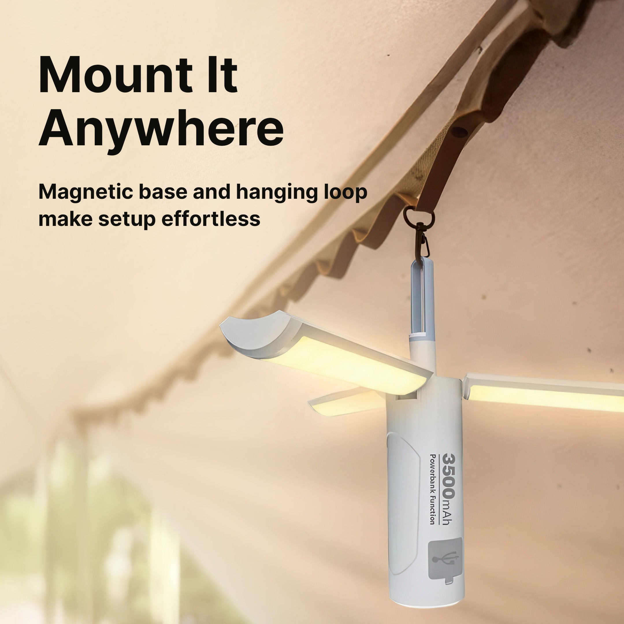 Outdoor Folding Camping Light with 8000 Lumens - Image 7