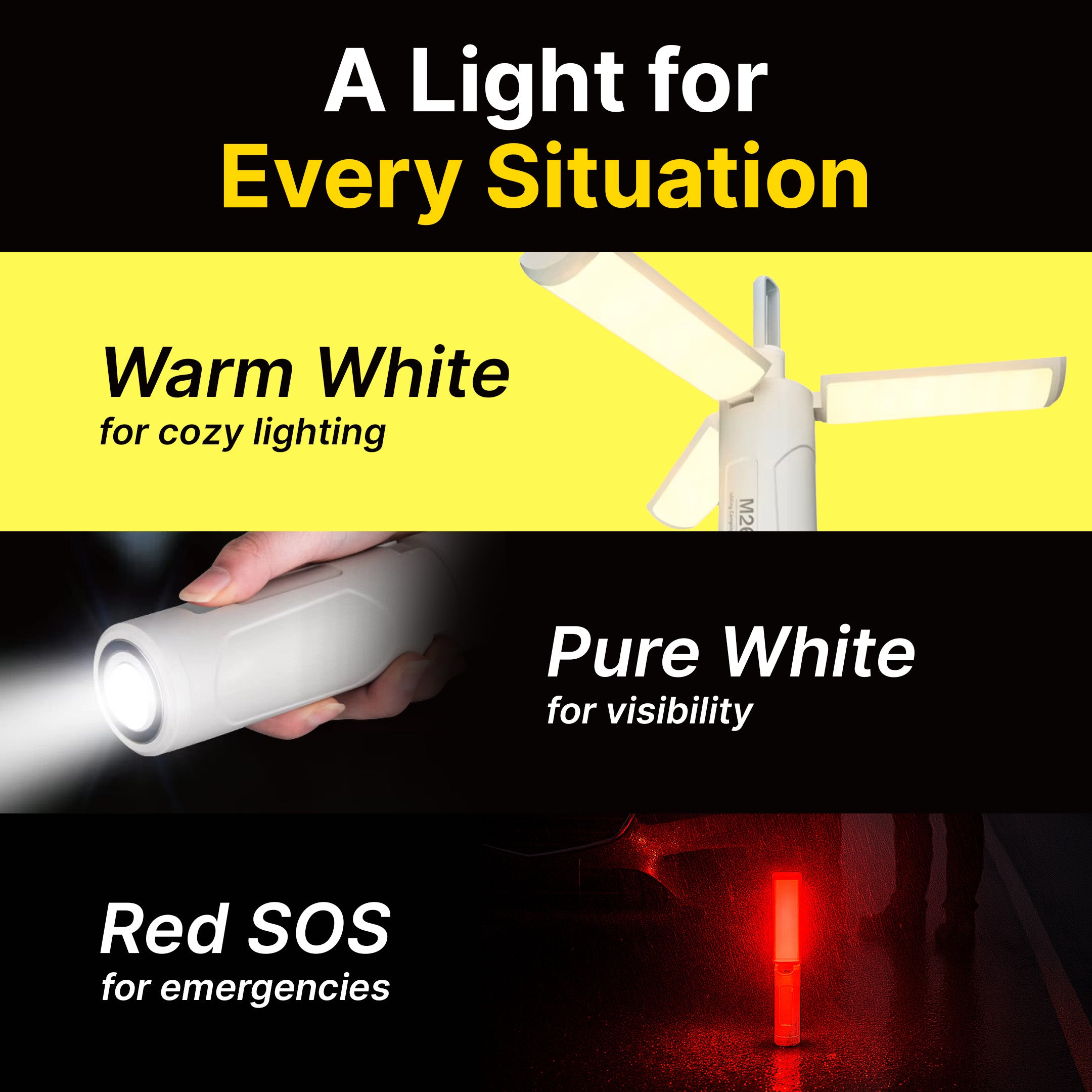 Outdoor Folding Camping Light with 8000 Lumens - Image 9