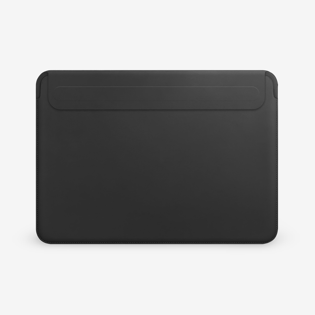 PU Leather MacBook Sleeve with Magnetic Flap and Mouse Pad - Image 2