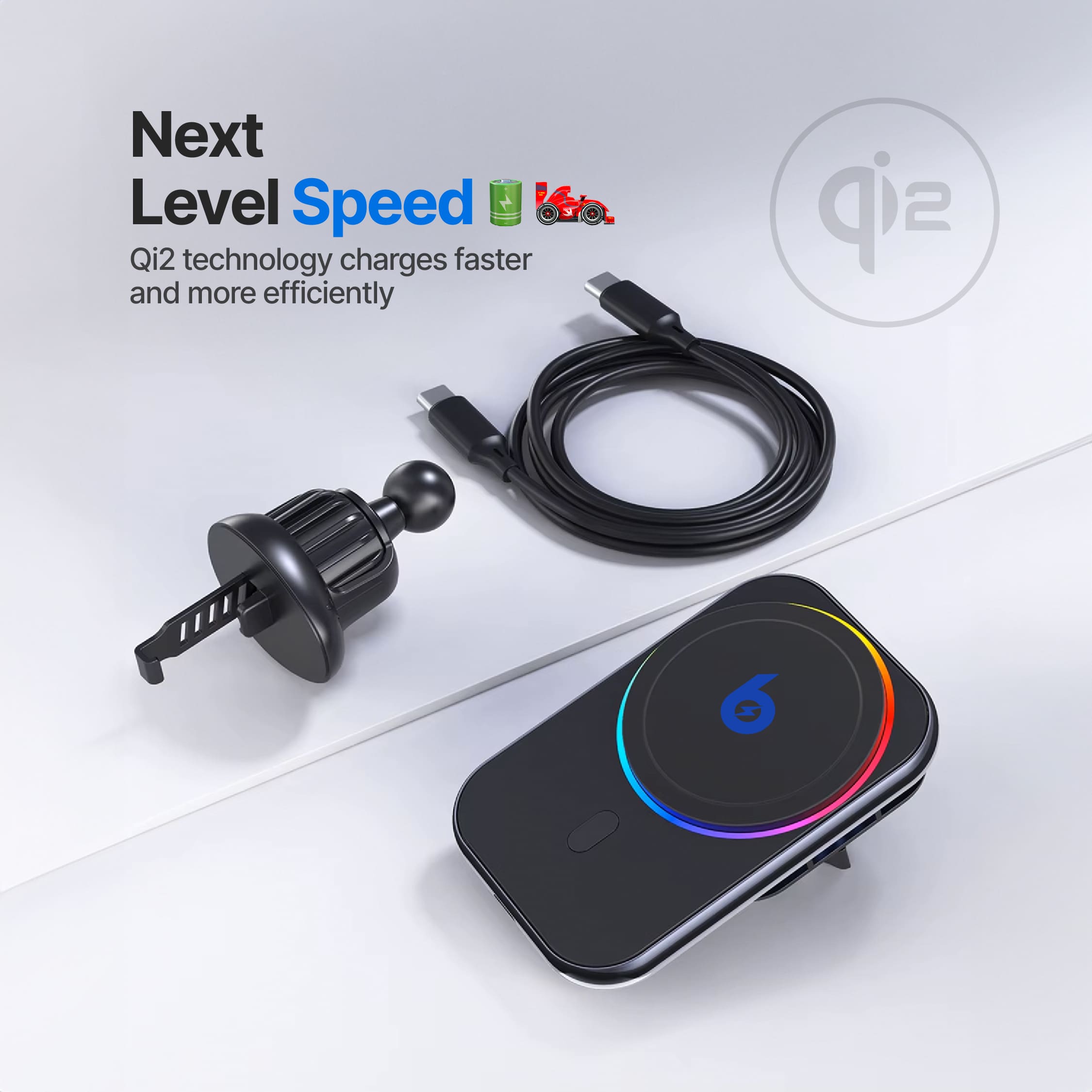 PolarCharge Qi2 Wireless MagSafe Phone Charger - Image 9