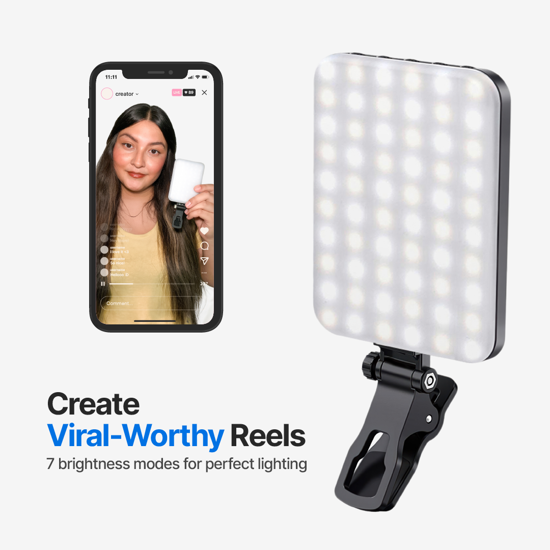 Portable Selfie Light with 7 Modes Brightness - Image 2