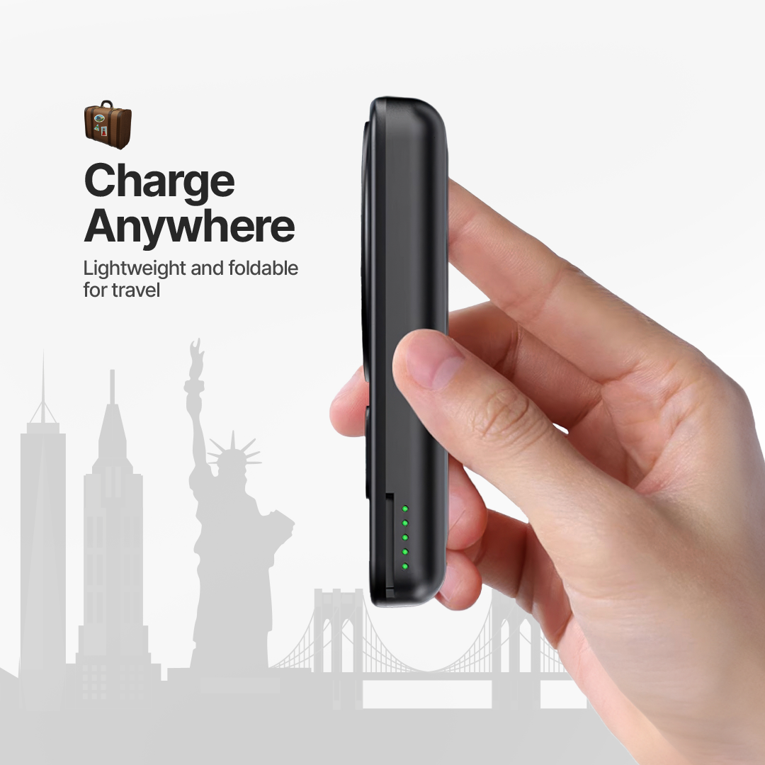 PowerMag 3-in-1 Magnetic Wireless Charger with Stand - Image 5