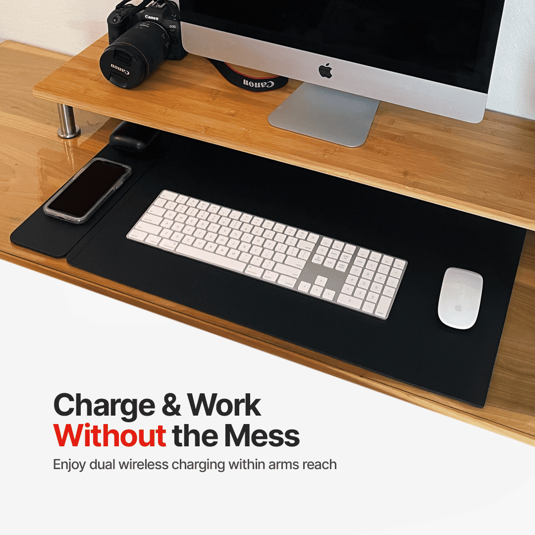 PowerMat Pro DUO Wireless Charging Desk Mat - Image 2