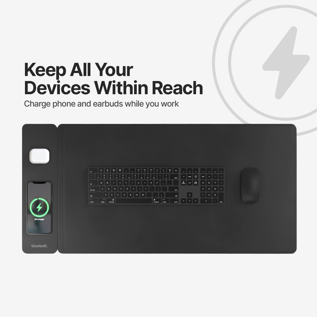 PowerMat Pro DUO Wireless Charging Desk Mat - Image 4
