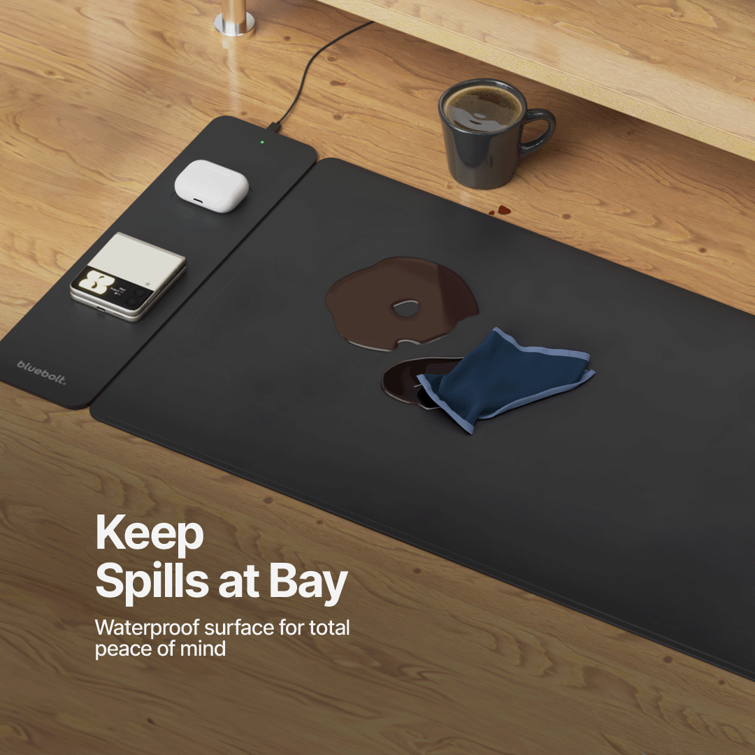 PowerMat Pro DUO Wireless Charging Desk Mat - Image 5