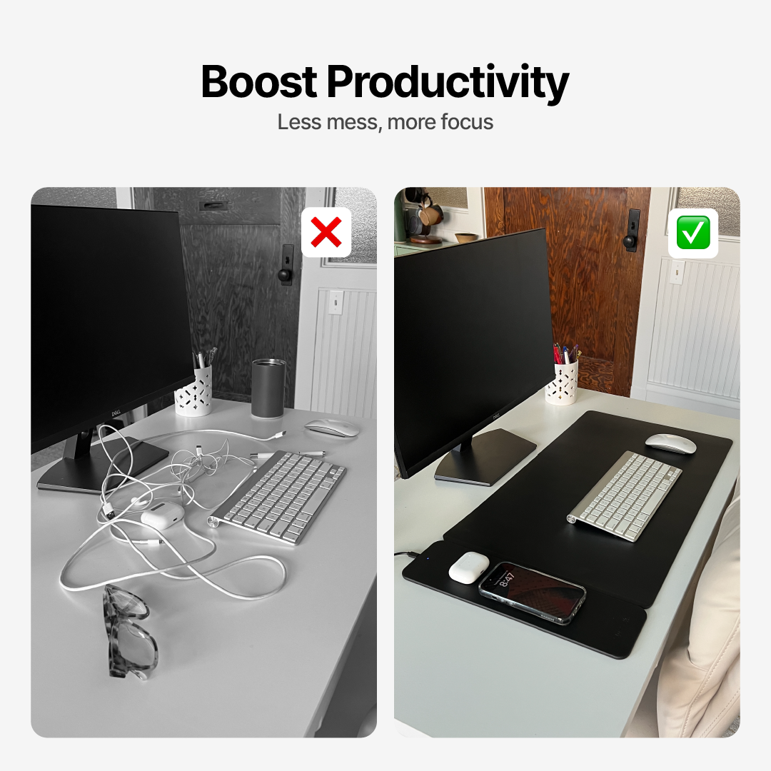PowerMat Pro DUO Wireless Charging Desk Mat - Image 6