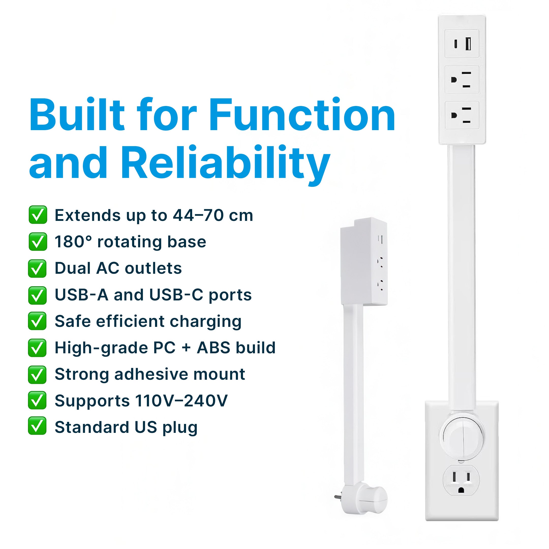 Power Socket Outlet Extender - Image 2