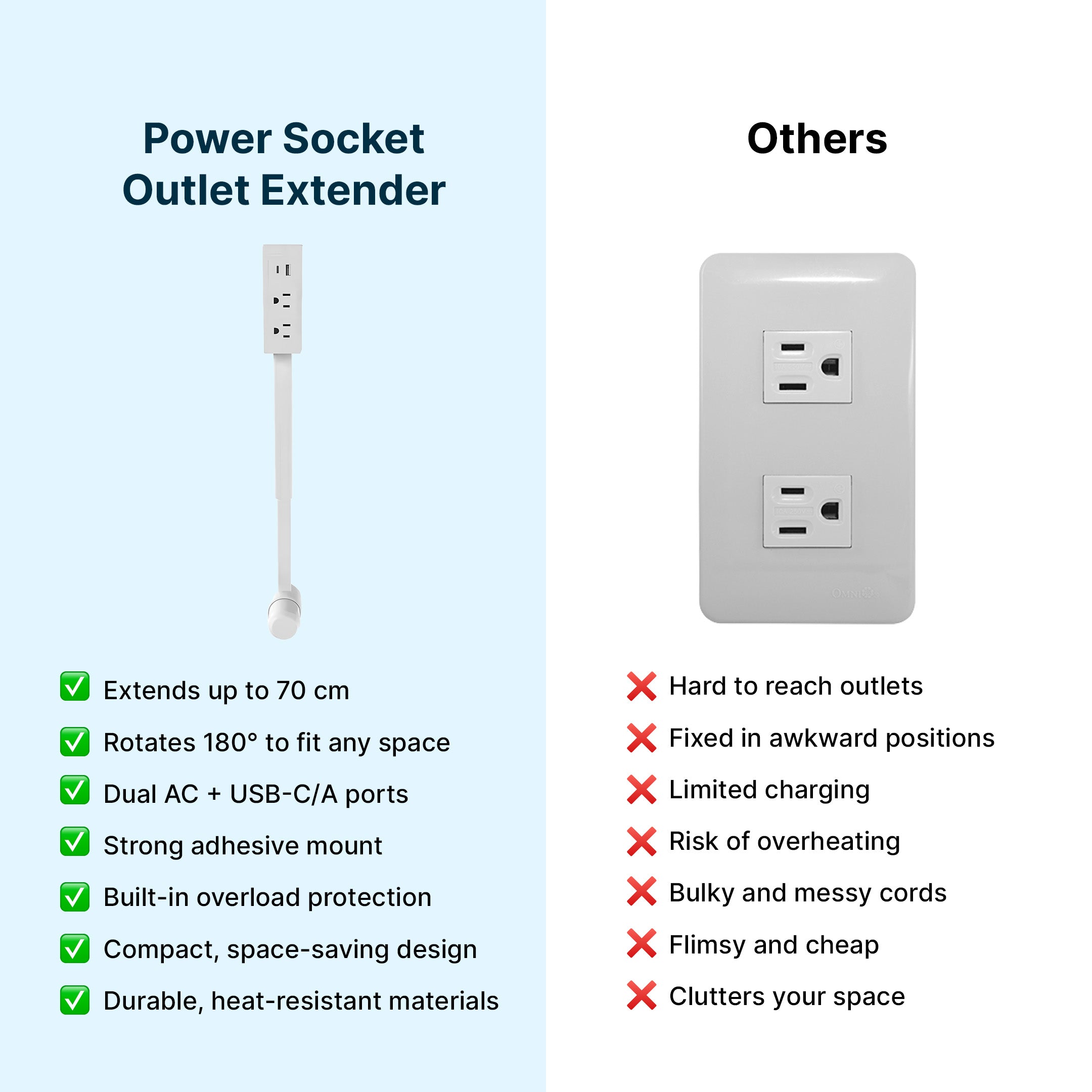 Power Socket Outlet Extender - Image 9
