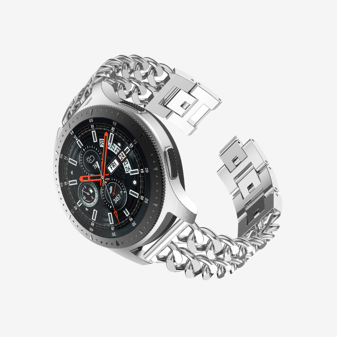 Stainless Steel Chain Link Strap for Samsung Watch - Image 4