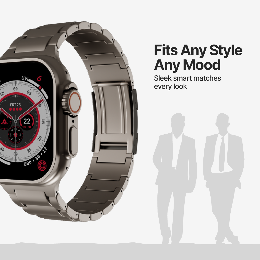 Titanium Apple Watch Band - Image 6