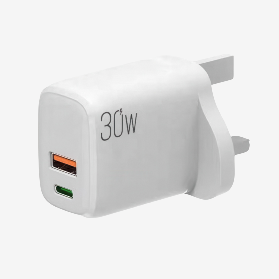 30W USB-C Dual-Plug Fast Charge Adapter - Image 4