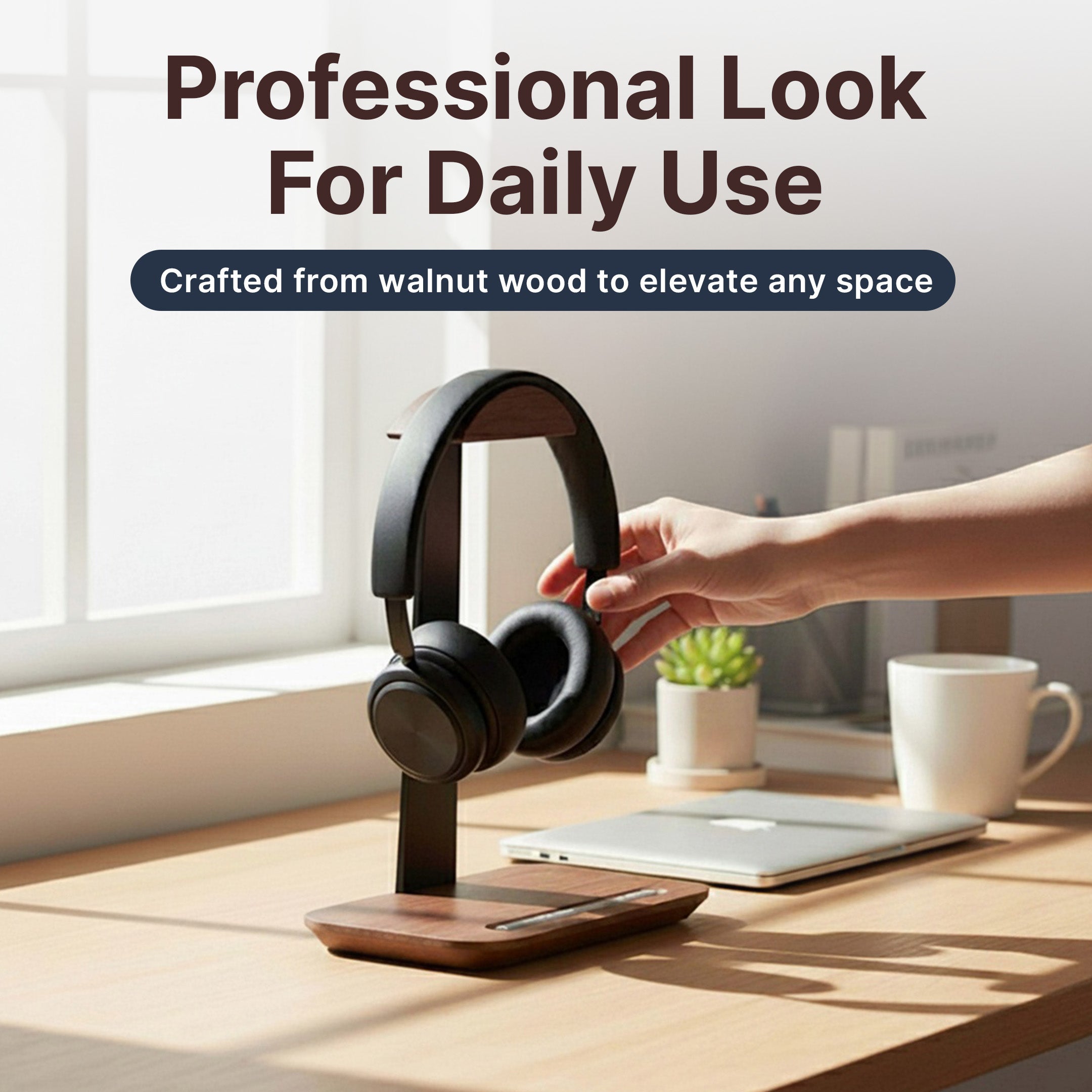Wooden Headset Holder - Image 5