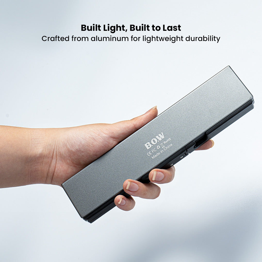 UltraFold Mini Ergonomic Wireless Keyboard with Bluetooth - Image 4