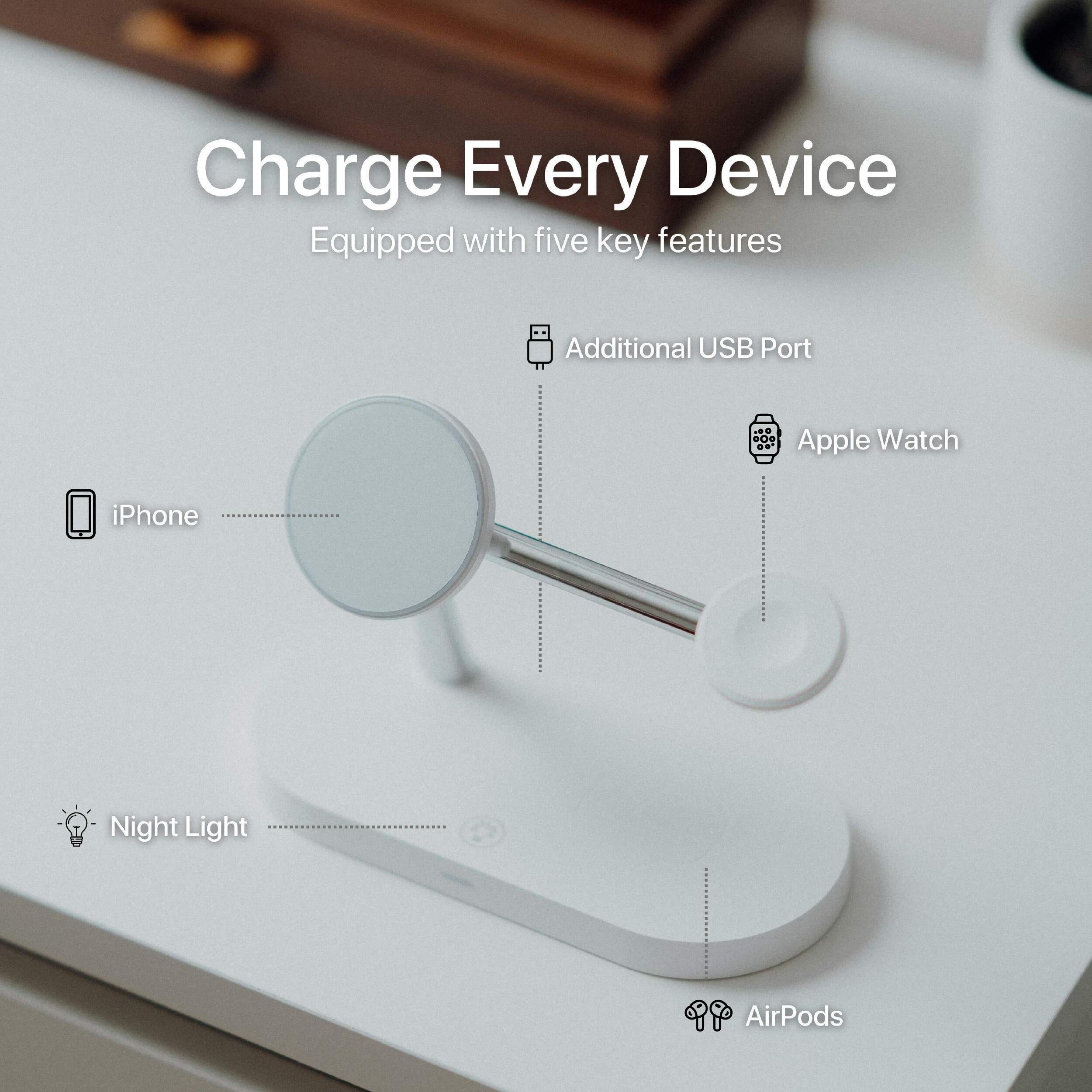 4-in-1 MagSafe Wireless Charging Station - Image 5