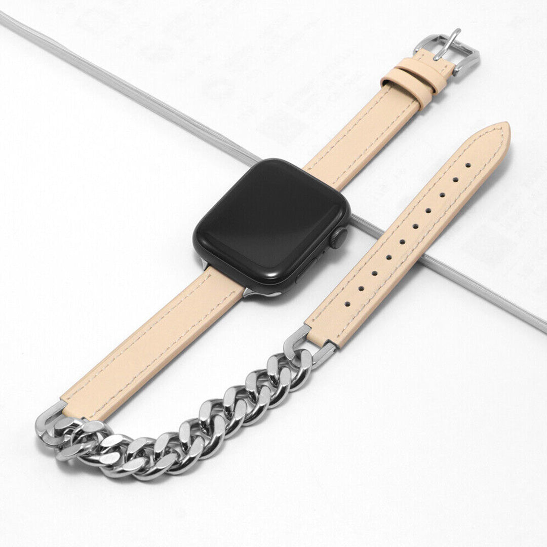 Leather Link Apple Watch Strap - Image 15