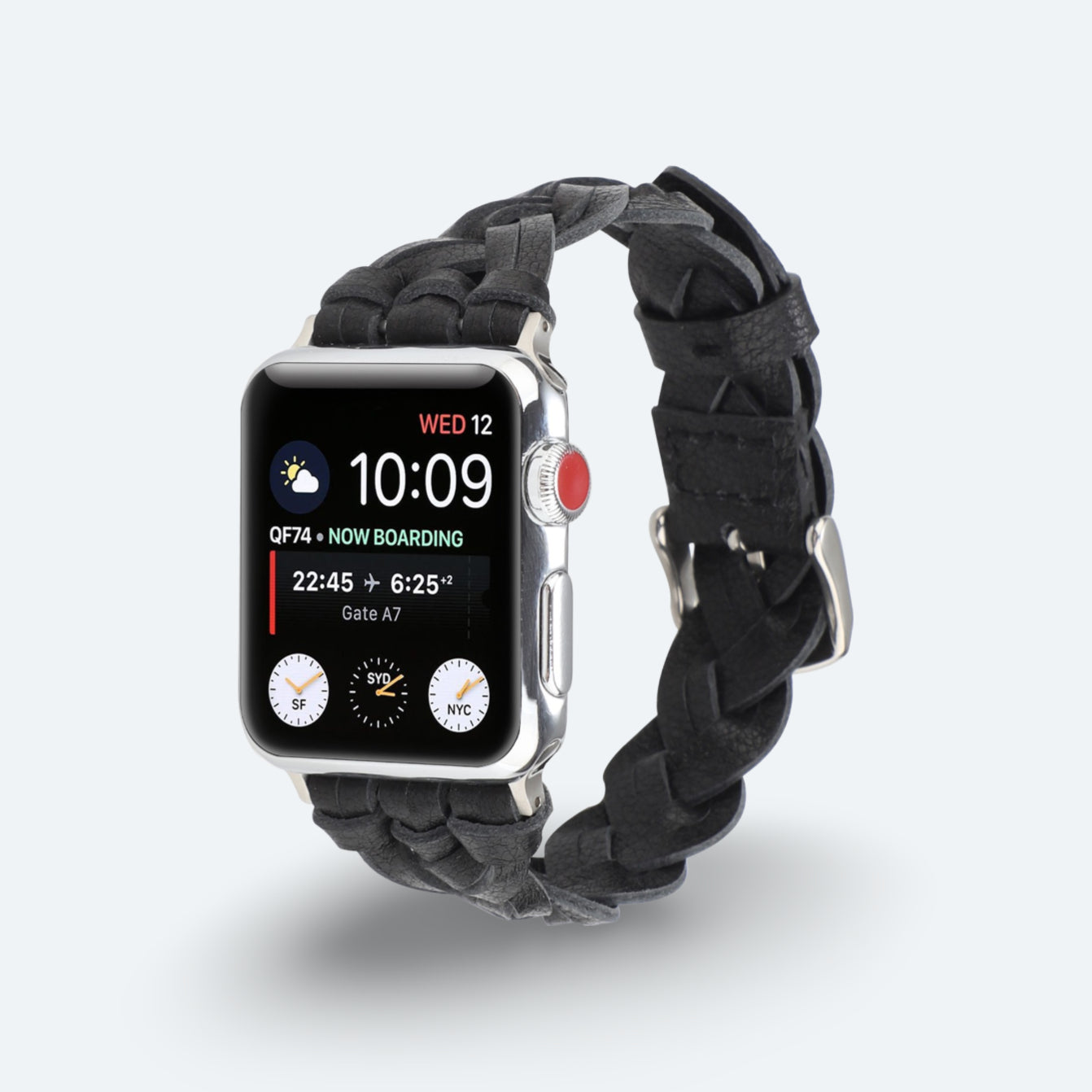 Artisan Weave Leather Apple Watch Strap - Image 4