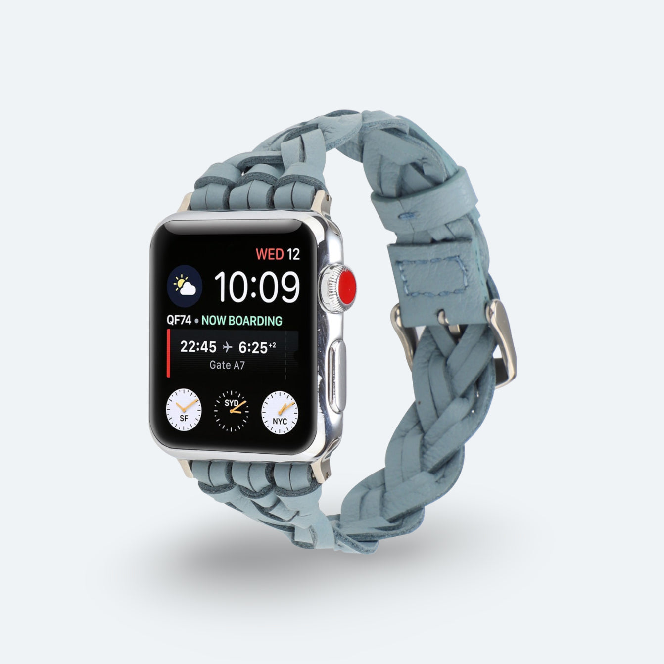 Artisan Weave Leather Apple Watch Strap - Image 2