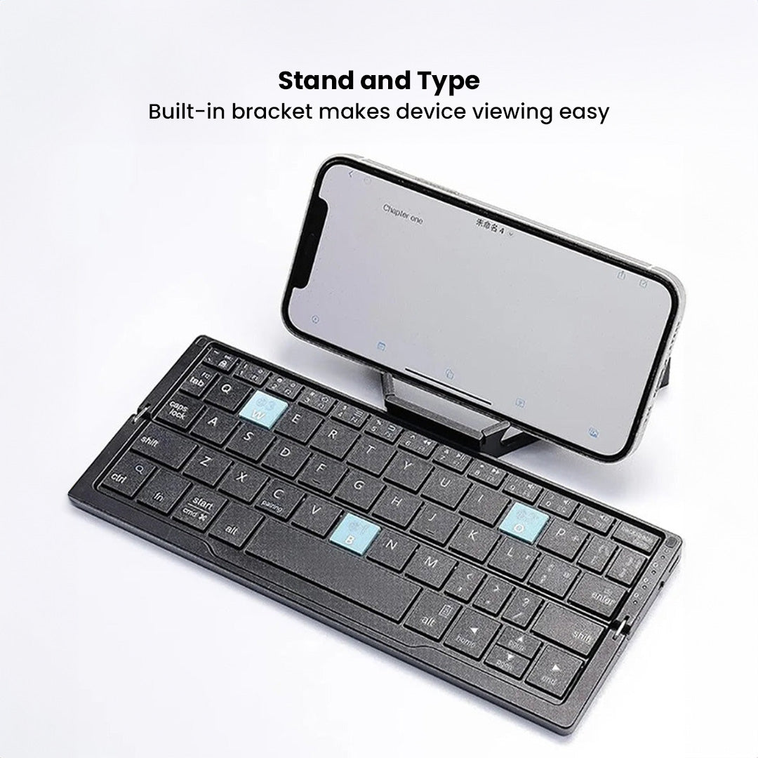 UltraFold Mini Ergonomic Wireless Keyboard with Bluetooth - Image 6