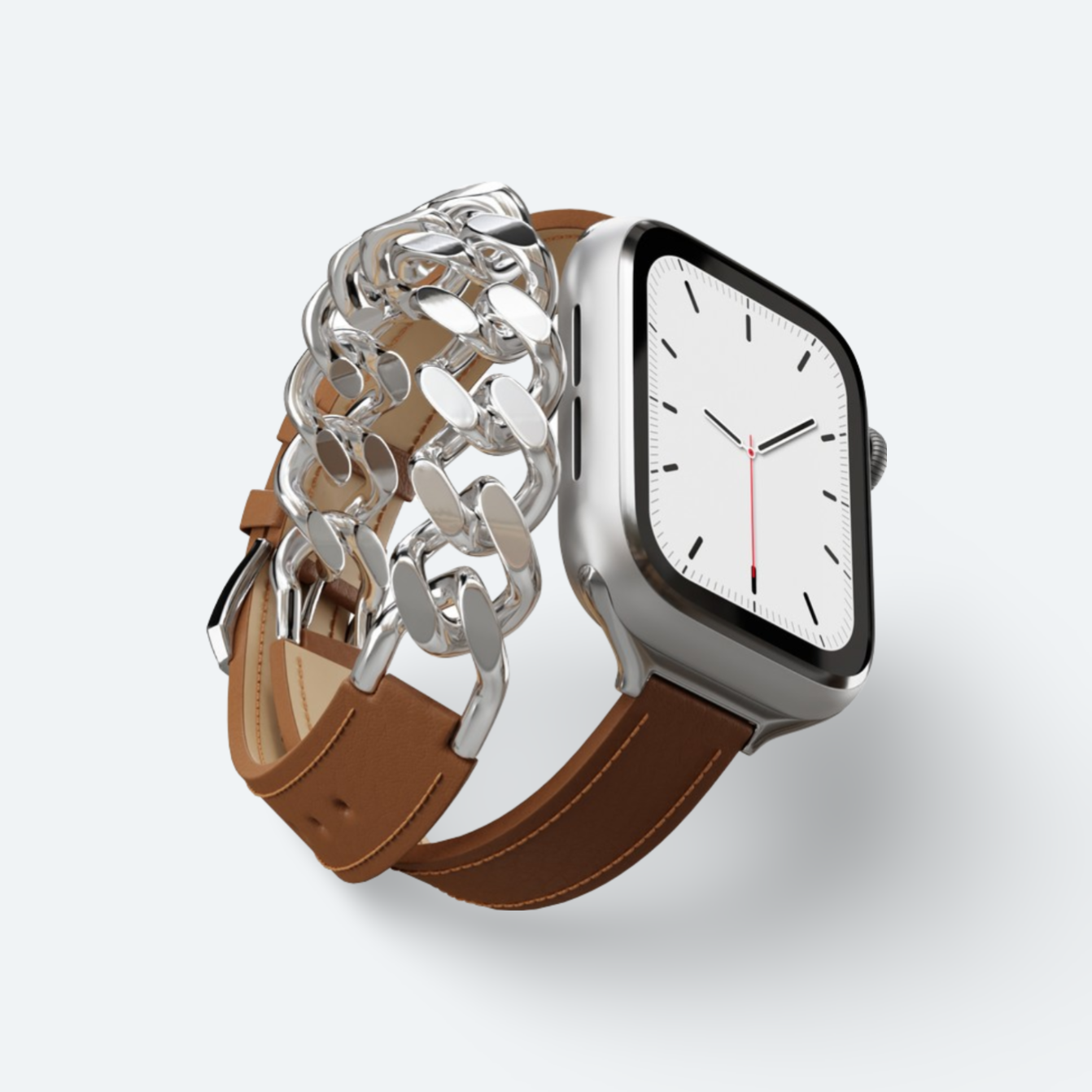 Leather Link Apple Watch Strap - Image 2