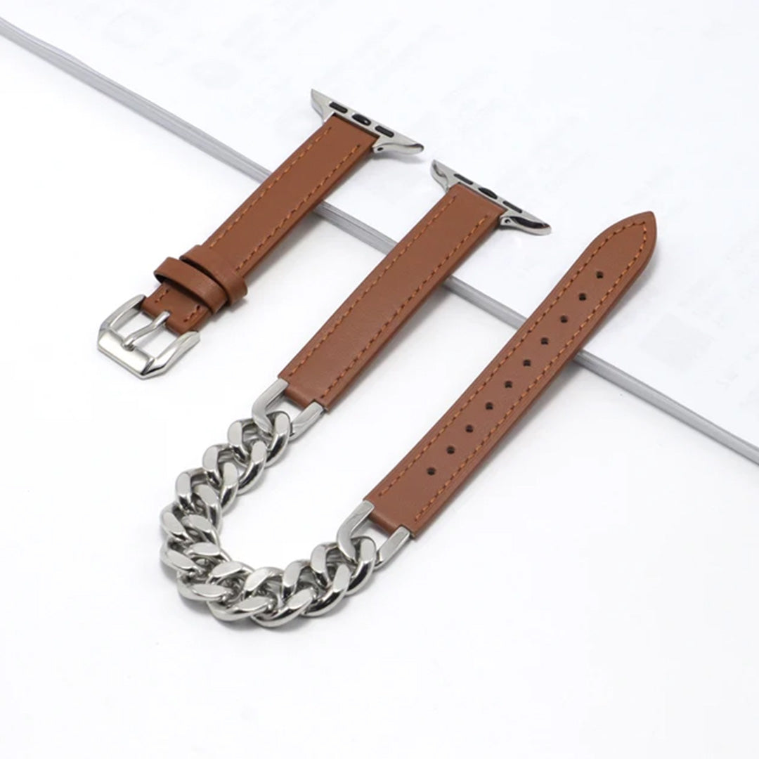 Leather Link Apple Watch Strap - Image 14
